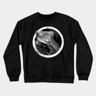 Distressed Pet Crested Gecko Icon Crewneck Sweatshirt